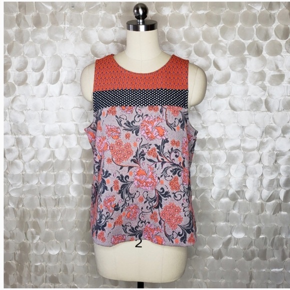 Anthropologie Meadow Rue Sleeveless Blouse - Picture 5 of 11